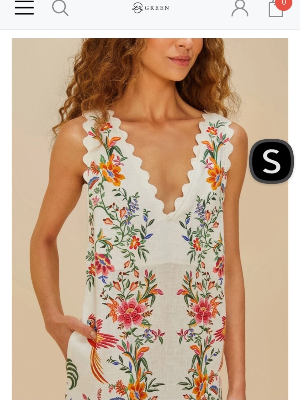 Farm Rio Delicate Forest Maxidress - Picture 2 of 4